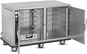 FWE - 120V Half Height Insulated Mobile Heated Cabinet with 10 Pans Capacity and Humi Temperature System - UHS-5-10