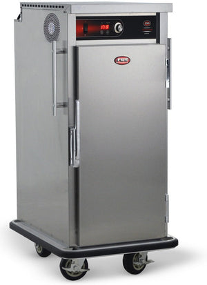 FWE - 120V Half Height Insulated Mobile Heated Cabinet with 10 Pans Capacity and Top-Mounted Heating System - PST-10