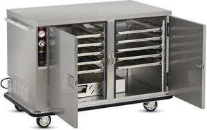 FWE - 120V Half Height Insulated Mobile Heated Cabinet with 14 Pan Capacity and Humi-Temp System - TS-1826-14