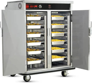 FWE - 120V Half Height Insulated Mobile Heated Cabinet with 20 Pans Capacity and Top-Mounted Heating System - PST-20