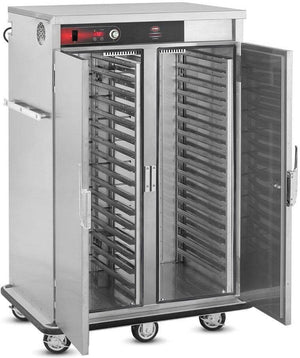 FWE - 120V Half Height Insulated Mobile Heated Cabinet with 32 Pans Capacity and Top-Mounted Heating System - PST-32