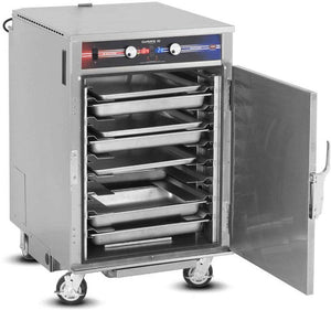 FWE - 120V Half Height Insulated Mobile Heated Cabinet with 6 Pans Capacity and Precise Humidity Temperature Technology - PHTT-6-CV