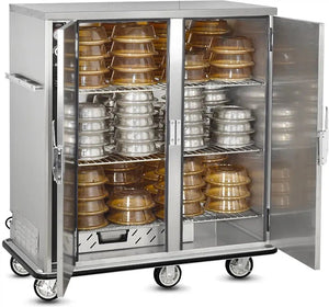 FWE - 120V Holds (120) 11" Covered Plate Capacity Heated Banquet Cabinet with Double Doors - P-120-2 (Special Order 4-6 weeks)