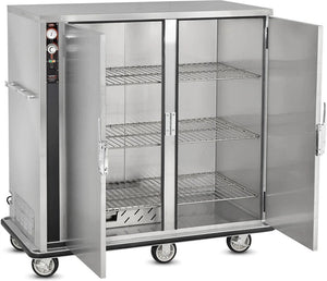 FWE - 120V Holds (120) 12" Covered Plate Capacity Heated Banquet Cabinet with Double Doors - P-120-2-XL