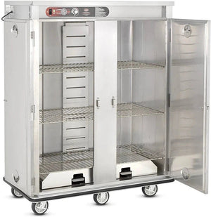 FWE - 120V Holds (120) 12.4" Covered Plates Heated Meal Delivery Cart - E-1200-XL