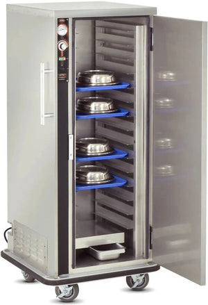 FWE - 120V Holds 15 Standard Tray Heated Meal Delivery Cart with 3" of Spacing - TS-1418-15 (Special Order 4-6 weeks)