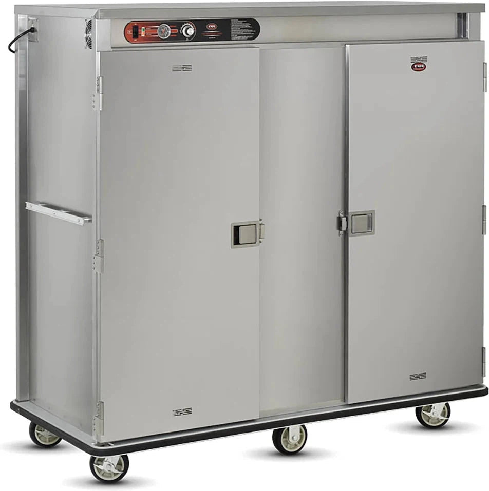 FWE - 120V Holds (150) 13.25" Covered Plates Heated Meal Delivery Cart - E-1500-XXL (Special Order 4-6 weeks)