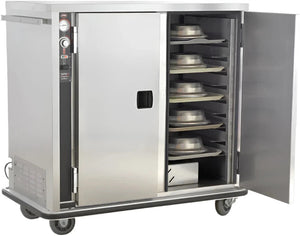 FWE - 120V Holds 20 Standard Tray Heated Meal Delivery Cart with 3" of Spacing - TS-1418-20 (Special Order 4-6 weeks)