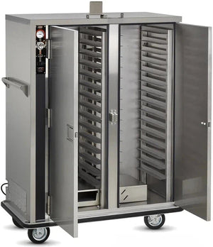 FWE - 120V Holds 30 Standard Tray Heated Meal Delivery Cart with 3" of Spacing - TS-1418-30 (Special Order 4-6 weeks)