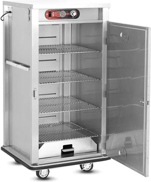 FWE - 120V Holds (40 Open or 48 Covered Plates) 12.4" Covered Plates Heated Meal Delivery Cart - E-480-XL (Special Order 4-6 weeks)