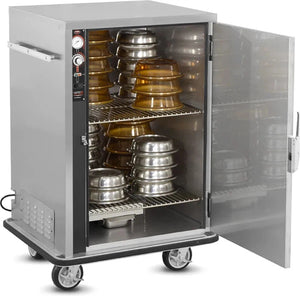 FWE - 120V Holds (48) 11.6" Covered Plate Capacity Heated Banquet Cabinet with 1 Door - P-48-XL