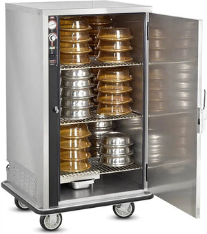 FWE - 120V Holds (60) 11.6" Covered Plate Capacity Heated Banquet Cabinet with 1 Door - P-60-XL