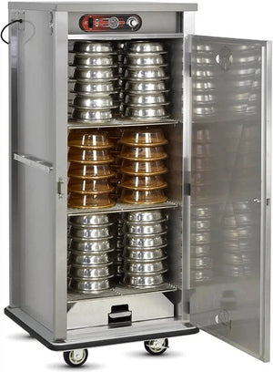 FWE - 120V Holds (60) 12.4" Covered Plates Heated Meal Delivery Cart - E-600-XL (Special Order 4-6 weeks)