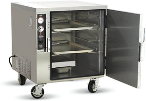 FWE - 120V Undercounter Non-Insulated Mobile Heated Cabinet with 4 Pan Capacity - ETC-UA-4HD