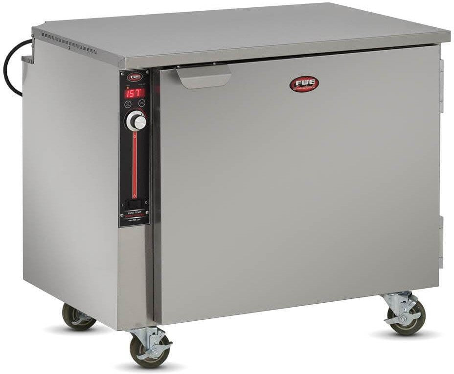 FWE - 120V Undercountertop Insulated Heated Holding Cabinet with 1 Solid Door and 5 Pans Capacity - HLC-SL1826-5-UC