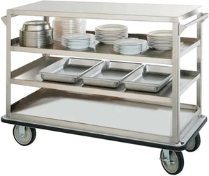 FWE - 1600 lbs Capacity Stainless Steel Queen Mary Cart with 12" Spacing 3 Levels, Also Edges Down - UC-312-62