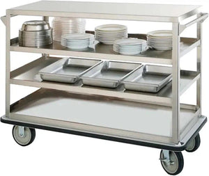 FWE - 1600 lbs Capacity Stainless Steel Queen Mary Cart with 12" Spacing 4 Levels, Also Edges Down - UC-412-62