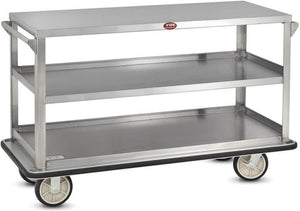 FWE - 1600 lbs Capacity Stainless Steel Queen Mary Cart with 12" Spacing 4 Levels, Also Edges Down - UC-412-62