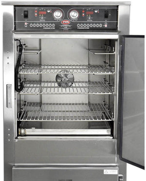 FWE - 208V Low Temperature Split Cavity Cook & Hold Cabinet with 8 Pans Capacity - LCH-6-6-G2