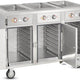 FWE - 220-240V 51" Handy Line Serving Cabinet with 3 Wells - HLC-3W6-7H-21-DRN (Special Order 4-6 weeks)