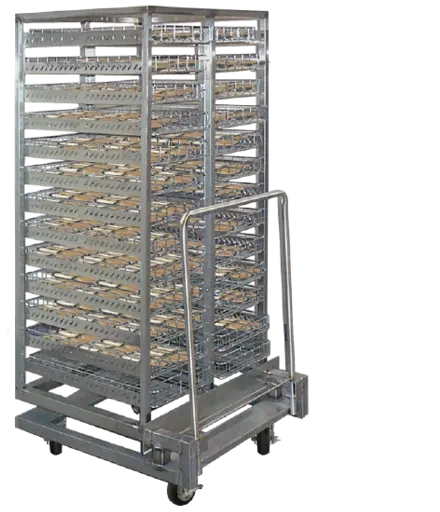 FWE - 26 Wire Basket Capacity Rethermalizer-Holding Roll-In Rack - RRB-26