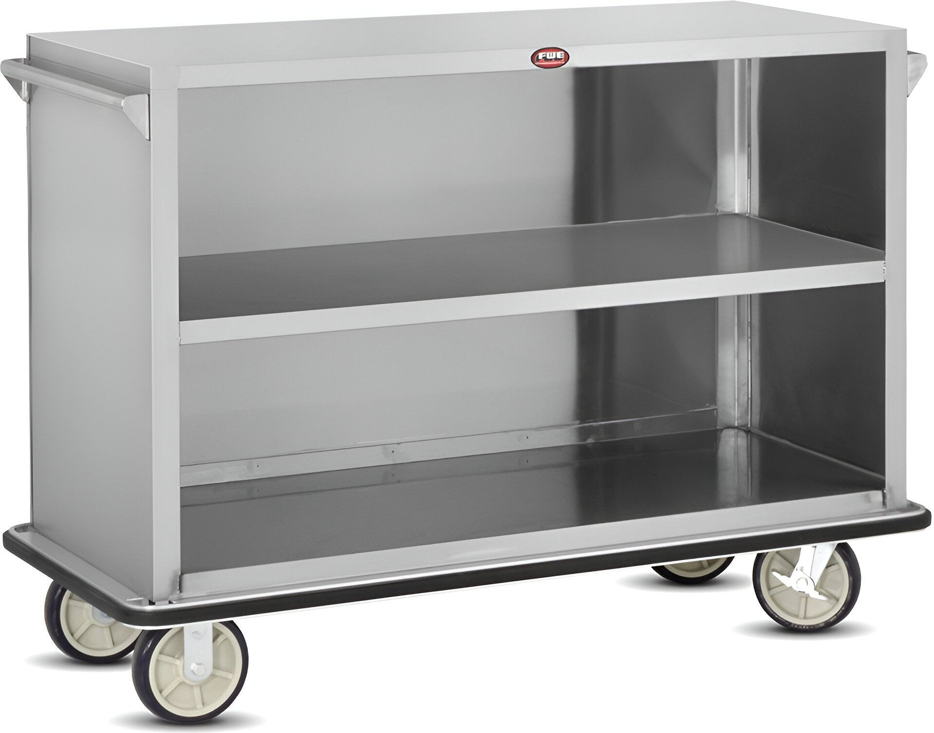 FWE - 3 Shelves With 15" Spacing Enclosed Utility Cart - UCE-315-62 (Special Order 4-6 weeks)