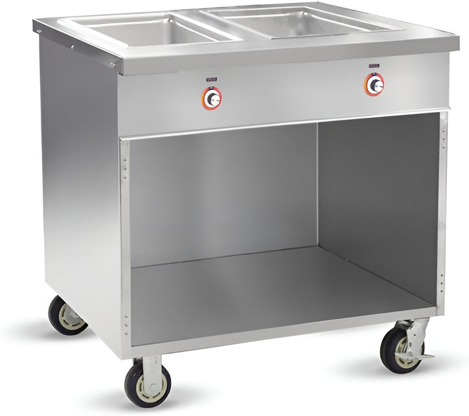 FWE - 34" Handy Line Serving Cabinet with 2 Wells - HLC-2W6-1-HWR