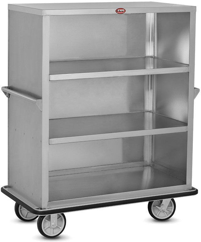 FWE - 50" 4 Shelves With 15" Spacing Enclosed Utility Cart - UCE-415-50 (Special Order 4-6 weeks)