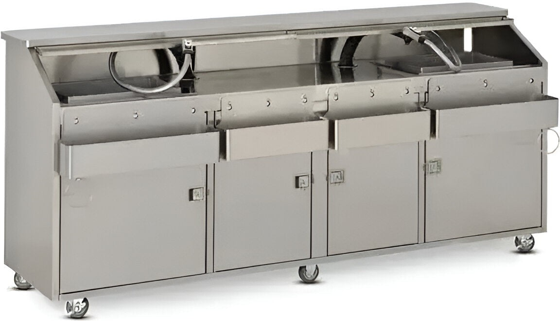 FWE - 95" Ice Bin Removable Speed Rack Portable Bar With Hand Sink - SBBC-8-HS (Special Order 4-6 weeks)