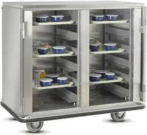 FWE - Holds (12 Trays) 5.25" Patient Tray Cart With 2 Doors - ETC-12