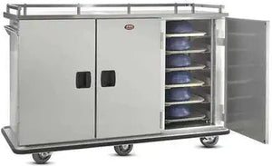 FWE - Holds (24 Trays) 5.25" Patient Tray Cart With 2 Doors - ETC-24