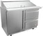 Fagor - 115V, 12 cu. ft. Single Door Refrigerated Salad/Sandwich Prep Table With Drawer - FST-48-12-D2-N