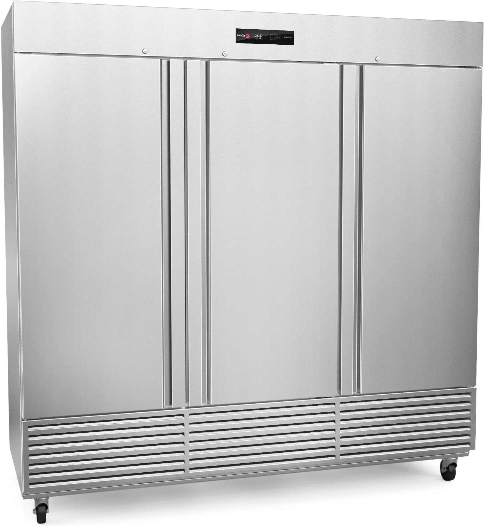 Fagor - 115V Three Section Reach-in Freezers With Solid Door - QVF-3-N