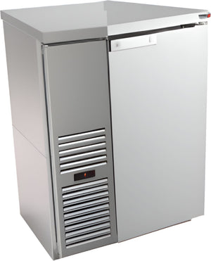 Fagor - FBB Series 115V, 36.75" Stainless Steel Singe Solid Door Back Bar Refrigerator - FBB-36S-N