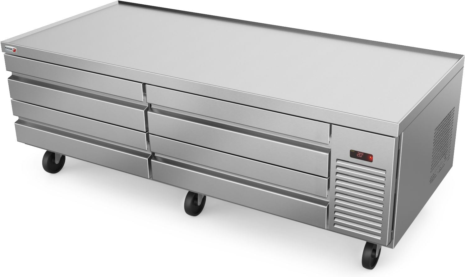 Fagor - FCBR Series 115V, 72.5" Refrigerated Chef Base 4 Drawers - FCBR-72