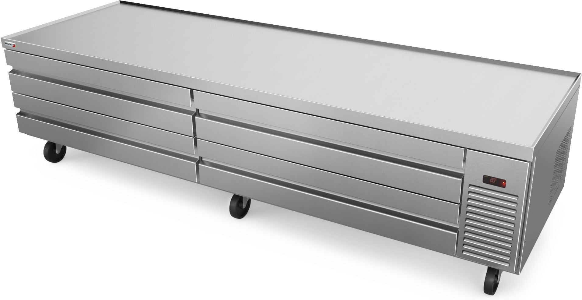 Fagor - FCBR Series 115V, 96.62" Refrigerated Chef Base - FCBR-96