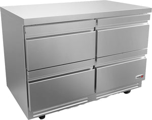 Fagor - FUR Series 115 V, 48" Undercounter Refrigerator With Four Drawer - FUR-48-D4-N