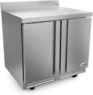 Fagor - FWR Series 115 V, 36" Double Door Worktop Refrigerator - FWR-36-N