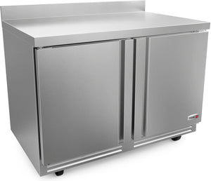 Fagor - FWR Series 115 V, 48" Double Door Worktop Refrigerator - FWR-48-N