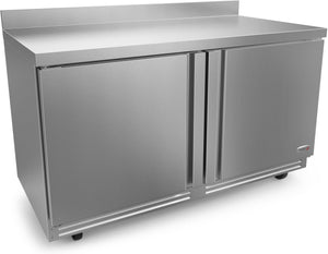 Fagor - FWR Series 115 V, 60" Double Door Worktop Refrigerator - FWR-60-N