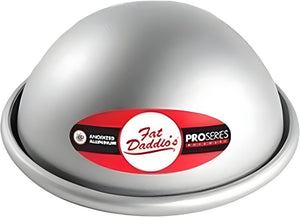 Fat Daddio's - 2.75" X 1.37" Aluminum Anodized Hemisphere Pan - PHA-275