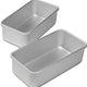 Fat Daddio's - 7.7" X 3.75" X 2.5" Aluminum Anodized Bread Pan, Set of 2 Piece - BP-SET