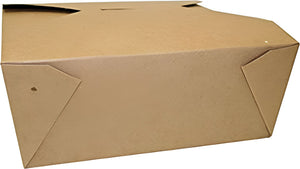 Fc Meyer Packaging - 6" x 4.75" x 2.5" Kraft Anti Fingerprint Cardboard Take Out Containers, Pack of 300 - MPK8K