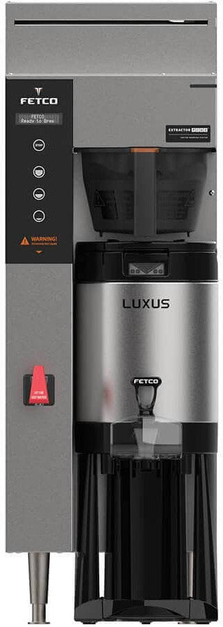 Fetco - 26.25" 120V Extractor Plus Plastic BB Single Automatic Thermal Server Coffee Brewer - E1241US-1A115-PM011