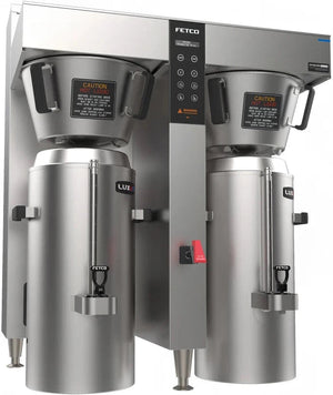 Fetco - 3 Gal Extractor Metal BB Plus Double Automatic Thermal Server Coffee Brewer with Max Amp Draw 22.2 - E1262US-3B330-MM110