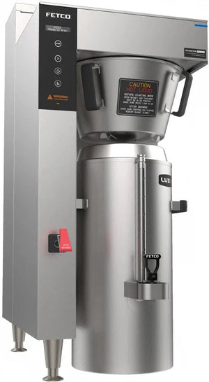 Fetco - 3 Gal Extractor Metal BB Plus Double Automatic Thermal Server Coffee Brewer with Max Amp Draw 25.5 & 22.2 - E1261US-UB230-MM110