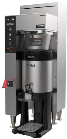 Fetco - 36.9" 208-240V Extractor Plus Metal BB Double Automatic Thermal Server Coffee Brewer - E1251US-1B230-MM110