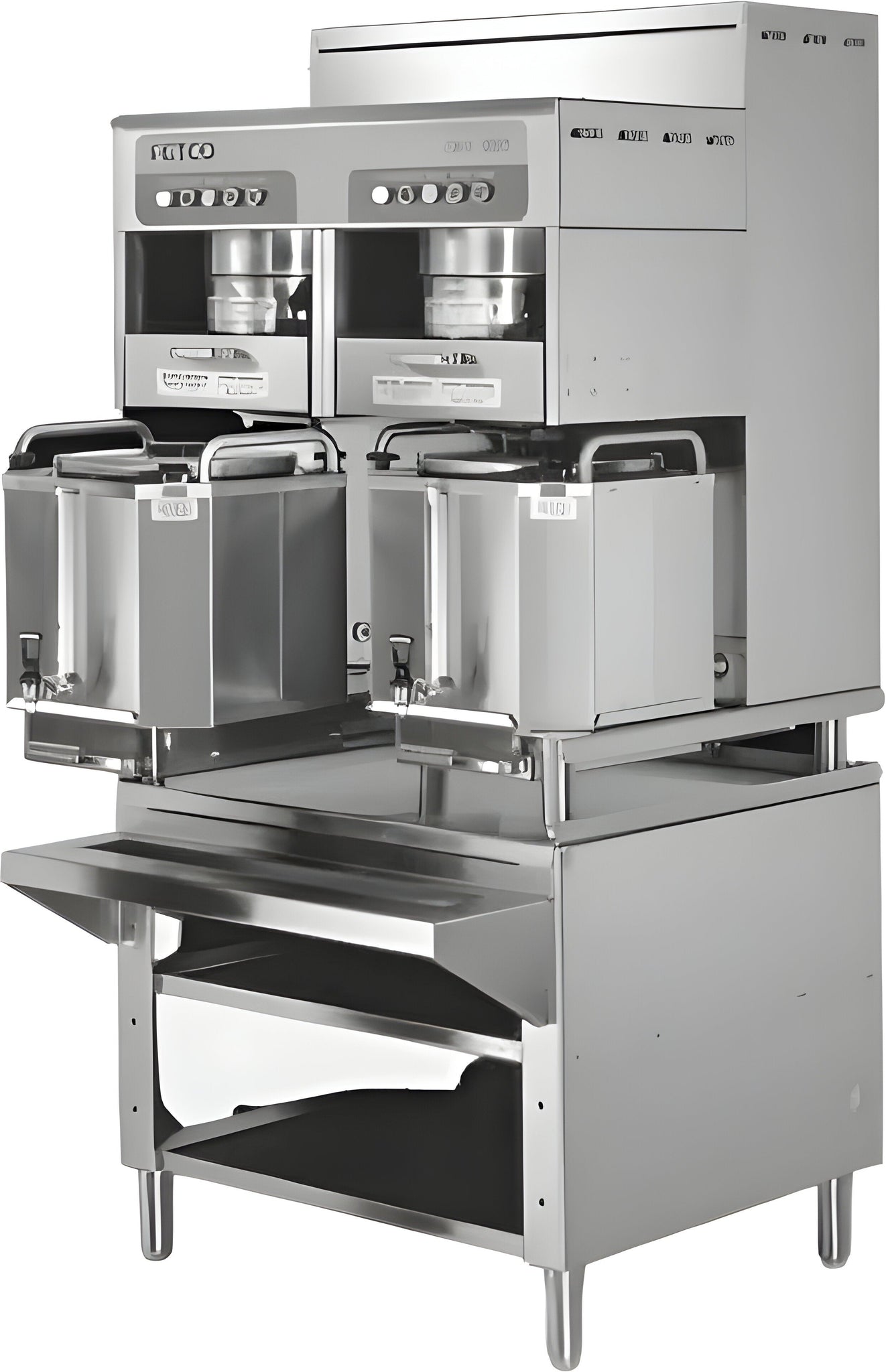 Fetco - 6 Gal Handle Operated Double Countertop Automatic Thermal Server Coffee Brewer with Max Amp Draw 73.6 - C72027