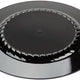 Fineline Settings - 10" Black/Gold Plastic Plate - 510-BKG