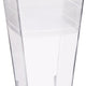 Fineline Settings - 10 Oz Clear Plastic Square Tumbler, 168/cs - 1110-CL